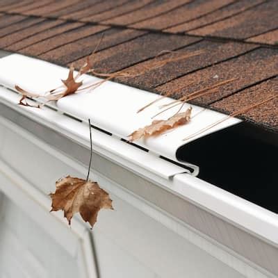 White - Snap/Lock-In - Vinyl - Gutter Guards & Strainers - Gutter Parts ...