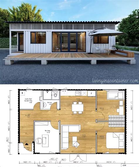 Shipping Container House Plans - Making a Home in a Container - Living in a Cont… | Container ...