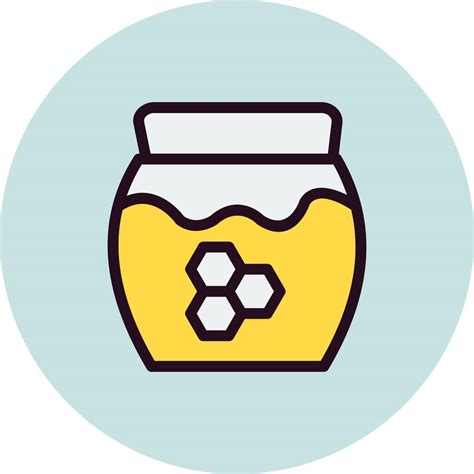 Honey Jar Vector Icon 20370401 Vector Art at Vecteezy