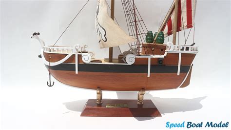 One Piece Sailing Ship Model 15.7" - Speed Boat Model