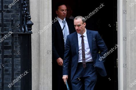 Dominic Raab Foreign Secretary Leaves No10 Editorial Stock Photo ...