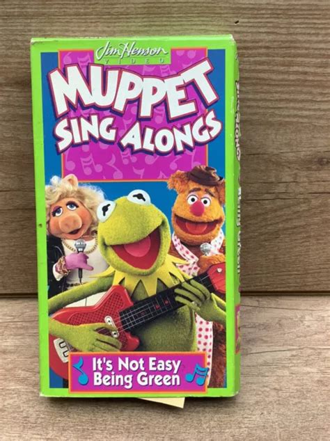 VHS COLLECTIBLE MUPPET Sing Alongs 1994 Jim Hansen Video Kermit Miss Piggy EUR 11,99 - PicClick IT