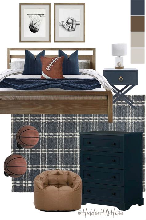 Sports Themed Boys Bedroom in 2024 | Big boy bedrooms, Boys bedroom ...