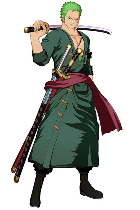 Roronoa Zoro Art - One Piece: Unlimited World Red Art Gallery