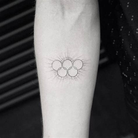 Olympic rings tattoo - Tattoogrid.net