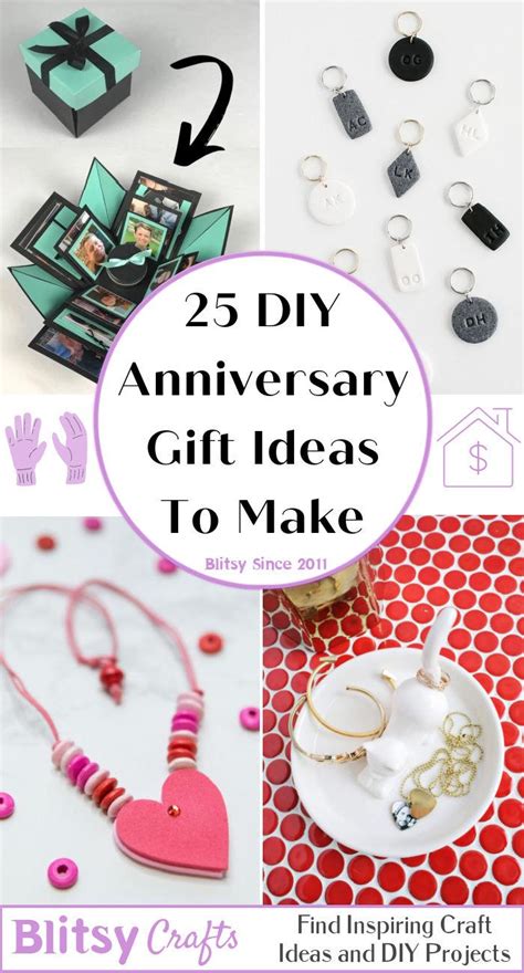 25 Homemade DIY Anniversary Gifts for Him and Her - Blitsy