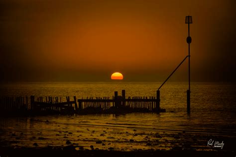 Hunstanton Beach Sunset - Buy Framed Prints On Canvas