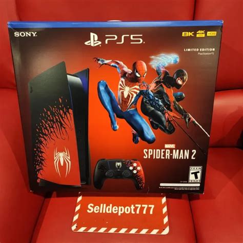 SONY PS5 BLU-RAY Edition Console Spider-Man 2 Limited Edition Bundle ...