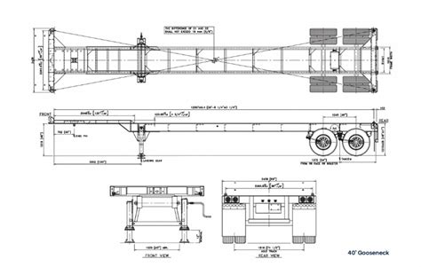 China High Quality 40Ft Gooseneck Container Trailer Manufacturers ...