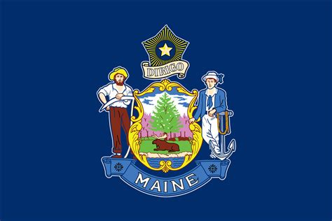 Maine State Flag 2025 - Rena Malynda