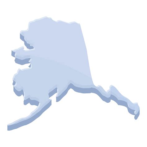 Alaska landmark icon cartoon vector. Polar forest 14339926 Vector Art ...