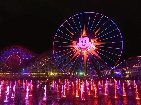 Disney World Ferris Wheel Night View Photograph by Art Spectrum