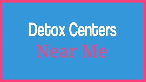 Alcohol Detox Centers Near Me - YouTube