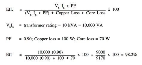 Transformer Losses and Efficiency - Inst Tools