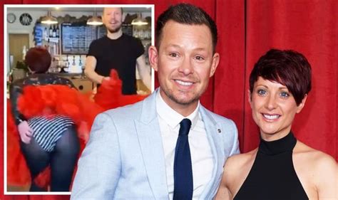 Adam Rickitt's GMB star wife Katy flashes knickers in video with ...