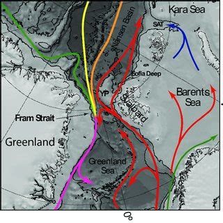 (PDF) Recirculation in the Fram Strait and transports of water in and north of the Fram Strait ...