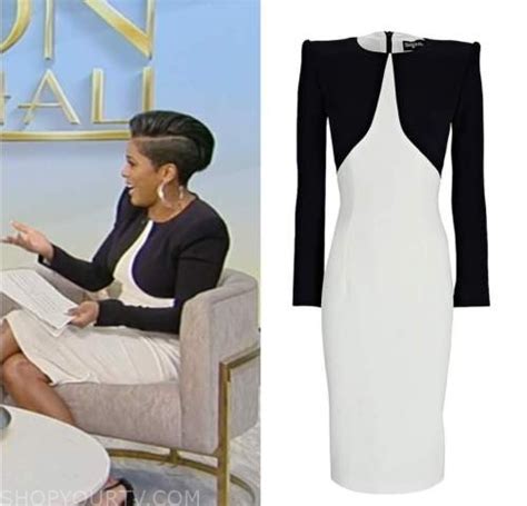 Tamron Hall Show: January 2023 Tamron Hall's Black and White Colorblock ...