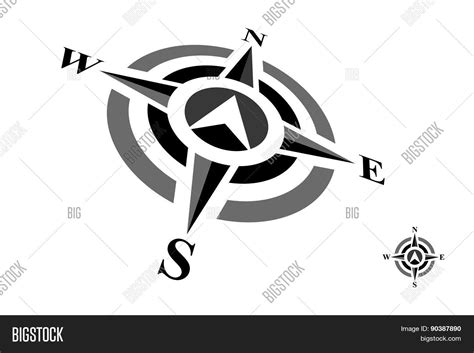 Compass Logo Vector & Photo (Free Trial) | Bigstock