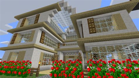 Glass house Minecraft Map