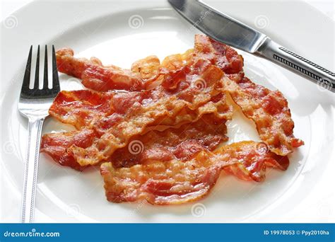 Fried Crispy Bacon Stock Photos - Image: 19978053