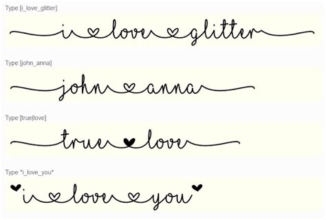 MF I Love Glitter Love Free Font Download | Free Type Fonts