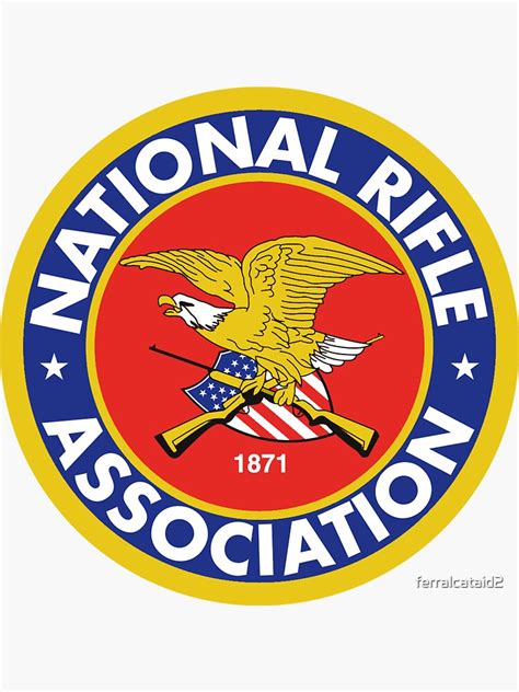 "NRA Logo" Sticker for Sale by ferralcataid2 | Redbubble