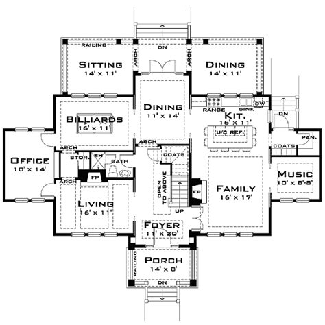 Georgian Mansion Floor Plan - House Decor Concept Ideas