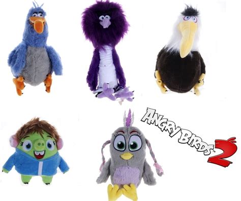 NEW OFFICIAL 12" ANGRY BIRDS MOVIE 2 SOFT PLUSH TOYS ZETA EAGLE HARVEY COURTNEY | eBay