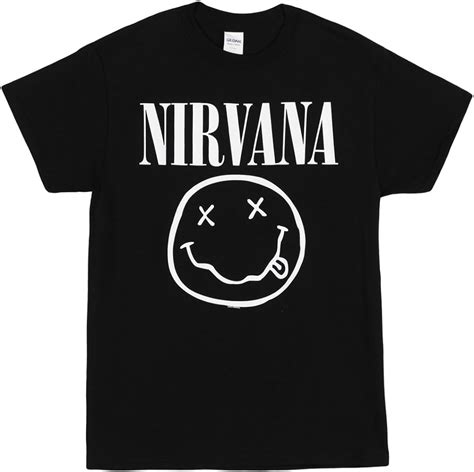 Nirvana Smiley Face Logo Adult T Shirt | Zelite