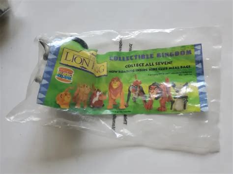 1994 BURGER KING The Lion King Ed Hyena Walt Disney Action Figure In Sealed Bag $19.98 - PicClick