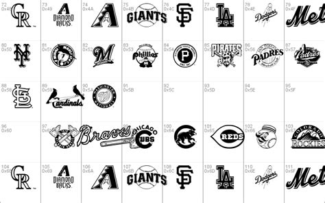 MLB NL Windows font - free for Personal