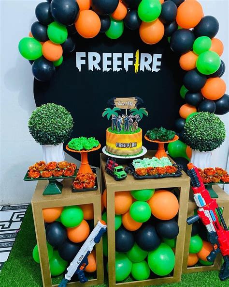 Festa Free Fire: 40 ideias com o jogo mais amado do momento | Bolo de ...