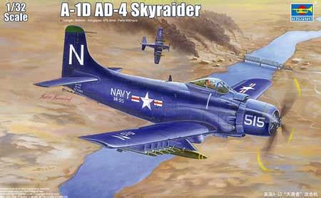 A1 Skyraider Aircraft Scale Model Kits.