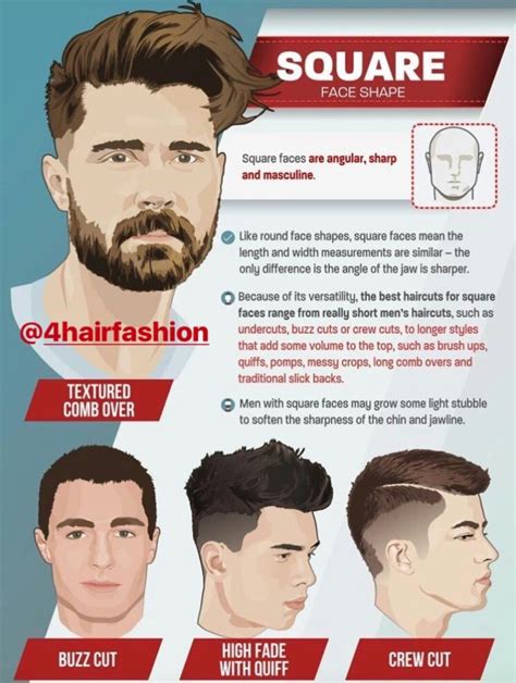 Pin by Facundo Villegas on Moda Masculina | Square face hairstyles, Haircut for square face ...