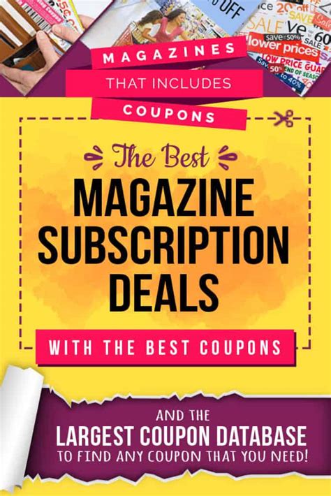 Magazines with Coupons: The Best Magazine Deals with Great Coupons!