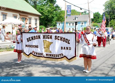 Benson High School Marching Band, Benson, MN Editorial Stock Image ...