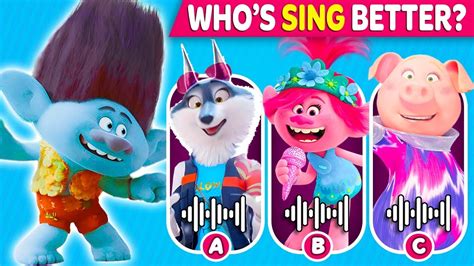 Guess The SONGS? Who’s Sing Better? The SING 2 vs TROLLS BAND TOGETHER | Tiny Book - YouTube