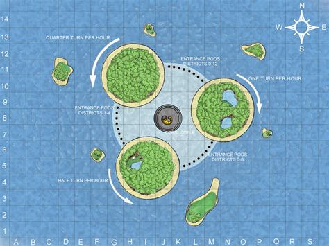 Hunger Games Arena Map... by eldou on DeviantArt