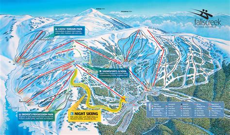 Falls Creek Ski Map - skiflicks.com