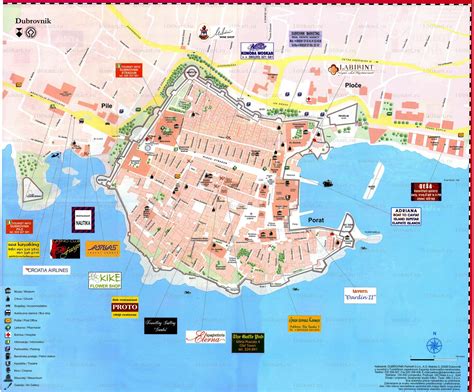 Large Dubrovnik Maps for Free Download and Print | High-Resolution and Detailed Maps