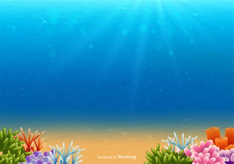 Underwater Vector Background in 2021 | Vector background, Underwater ...