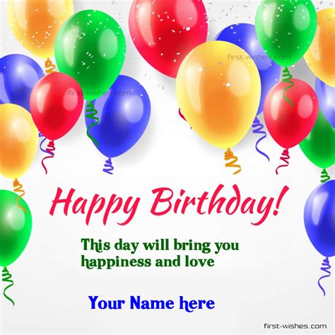 Happy Birthday Wishes Images With Name Editing - Infoupdate.org