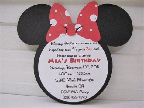 Minnie Mouse Invitation Wording Lovely 61 Best Images About Silhouette ...