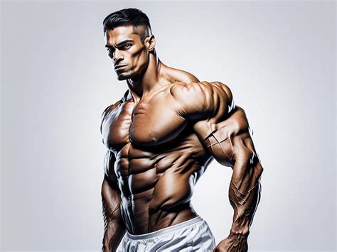 Premium AI Image | Powerful stylish bodybuilder generative ai