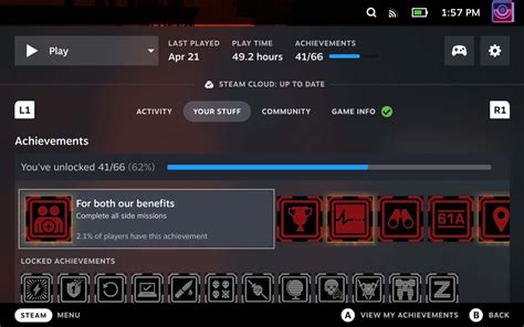 How To View Your Achievements On The Steam Deck