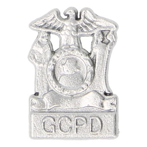 Diecast Gotham City Police Department Badge (Silver) CGL - Machinegun