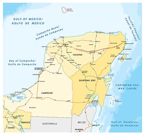 Calificación exposición Escabullirse peninsula de yucatan mapa Ecología consola Para construir