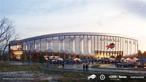 Third set of New Bills Stadium Renderings highlight Bills brand and fan ...