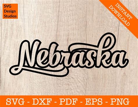 Retro Nebraska Svg Nebraska State Svg University College | Etsy