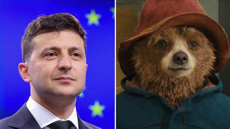 President Volodymyr Zelensky Is the Ukrainian Voice of Paddington Bear